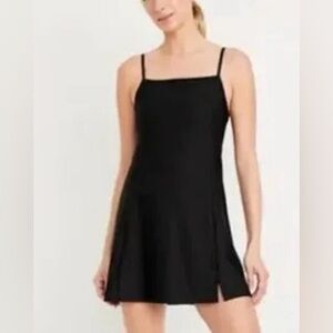Old Navy Active Powersoft Black Athletic Dress – Size Small Tall